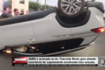 SAMU &eacute; acionado na Av. Tancredo Neves para atender ocorr&ecirc;ncia de capotamento envolvendo tr&ecirc;s ve&iacute;culos &ndash; V&iacute;deo