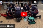 Homem de 52 anos morre ap&oacute;s passar mal e bater motocicleta &ndash; LIVE: ESTAMOS NO AR! PROGRAMA BRONCA DA PESADA
