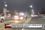 Motorista perde controle e atinge poste na Av. Tancredo Neves – Vídeo