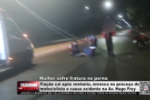 Fiação cai após ventania, enrosca no pescoço de motociclista e causa acidente na Av. Hugo Frey – Vídeo