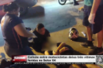 Colis&atilde;o entre motocicletas deixa tr&ecirc;s v&iacute;timas feridas no Setor 04 &ndash; V&iacute;deo