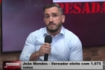 Jo&atilde;o Mendes agradece os 1.975 votos:  Vereador eleito afirma que o palanque est&aacute; desfeitos &ndash; V&iacute;deo