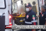 Crian&ccedil;a e motociclista s&atilde;o socorridos pelo SAMU ap&oacute;s acidente no Bairro Rota do Sol &ndash; V&iacute;deo