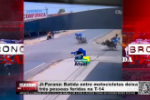 Ji Paran&aacute;: Batida entre motocicletas deixa tr&ecirc;s pessoas feridas na T&ndash;14 &ndash; V&iacute;deo