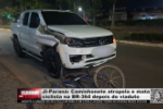 Ji&ndash;Paran&aacute;: Caminhonete atropela e mata ciclista na BR&ndash;364 depois do viaduto &ndash; V&iacute;deo