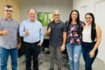 Pedro Fernandes recebe prefeito e vice–prefeito eleitos de Rio Crespo e reafirma compromisso com o Município