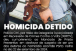 POL&Iacute;CIA CIVIL DE ROND&Ocirc;NIA PRENDE SUSPEITO DE HOMIC&Iacute;DIO