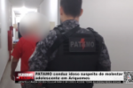 PATAMO conduz suspeito de molestar adolescente em Ariquemes &ndash; V&iacute;deo