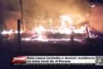 Raio causa inc&ecirc;ndio e destr&oacute;i resid&ecirc;ncia na zona rural de Ji&ndash;Paran&aacute; &ndash; V&iacute;deo