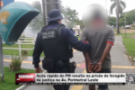 A&ccedil;&atilde;o r&aacute;pida da PM resulta na pris&atilde;o de foragido da justi&ccedil;a na Av. Perimetral Leste &ndash; V&iacute;deo