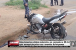 Dois elementos colidem motocicleta em caminhão na BR–364 após perseguição pelas ruas e avenidas de Ariquemes – Vídeo