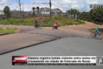 Câmera registra batida violenta entre motos em cruzamento na cidade de Colorado do Oeste – Vídeo