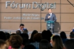 Deputado Delegado Lucas representa ALE–RO na inauguração de Fóruns Digitais