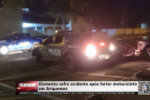 Elemento sofre acidente ap&oacute;s furtar motocicleta em Ariquemes &ndash; V&iacute;deo