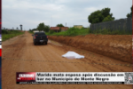 Marido mata esposa ap&oacute;s discuss&atilde;o em bar no Munic&iacute;pio de Monte Negro &ndash; V&iacute;deo