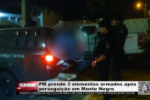PM prende 3 elementos armados ap&oacute;s persegui&ccedil;&atilde;o em Monte Negro &ndash; V&iacute;deo
