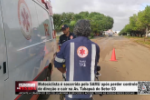 Motociclista &eacute; socorrida pelo SAMU ap&oacute;s perder controle de dire&ccedil;&atilde;o e cair na Av. Tabapu&atilde; do Setor 03 &ndash; LIVE: ESTAMOS NO AR! PROGRAMA BRONCA DA PESADA