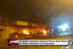 Inc&ecirc;ndio consome empresa Rosso Auto Pe&ccedil;as no Setor Industrial em Ariquemes &ndash; V&iacute;deo