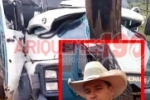 Motorista de caminhonete bate em tronco de árvore e morre preso às ferragens na área Rural de Cujubim RO – Vídeo