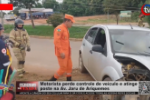 Motorista perde controle de veículo e atinge poste na Av. Jaru de Ariquemes – Vídeo