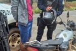 PM recupera moto furtada e prende homem em Nova Brasilândia