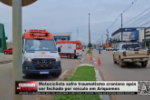 Motociclista sofre traumatismo craniano após ser fechado por veículo em Ariquemes – Vídeo