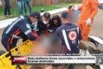 Colisão entre motos no Setor Parque das Gemas em Ariquemes: Duas mulheres foram socorridas e motocicletas ficaram destruídas – Vídeo