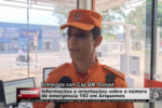 Entrevista com CAP BM Rosset: Informações e orientações sobre o número de emergência 193 em Ariquemes – Vídeo
