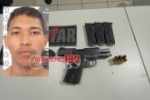 BPTAR prende ex–presidiário com pistola furtada de loja de caça e pesca em Porto Velho