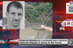 Corpo de Bombeiros é acionado para remover corpo de afogado na Usina do Rio Canaã – Vídeo