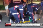 Motociclista é socorrido pelo SAMU após colidir em traseira de carro parado na Av. Candeias – LIVE: ESTAMOS NO AR! PROGRAMA BRONCA DA PESADA