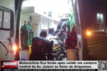Motociclista fica ferido após colidir em canteiro central da Av. Jamari no Setor de Ariquemes – Vídeo