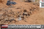Moradora do Setor 03 faz apelo novamente sobre o péssimo estado da Al. Aracaju em Ariquemes – Vídeo