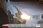 Rapaz é socorrido após se envolver em colisão entre moto e carro na Rua Caçapava do Setor 09 em Ariquemes – Vídeo