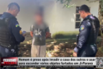 Homem é preso após invadir a casa dos outros e usar para esconder vários objetos furtados em Ji–Paraná – Vídeo