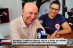 Senador Confúcio Moura visita a Sede do SAMU em Ariquemes e participa de bate–papo – Vídeo