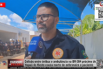 Entrevista Dr. Bruno Brasil – Colisão entre ônibus e ambulância na BR–364 próximo de Itapuã do Oeste causa morte de enfermeira e paciente – Vídeo