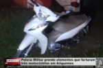 Polícia Militar prende elementos que furtaram três motocicletas em Ariquemes – Vídeo