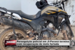Perseguição policial em Ji–Paraná termina com recuperação de moto furtada – Vídeo