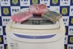 PRF apreende drogas em ônibus de viagem