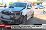 Caminhonete teria avançado a preferencial na Av. Marechal Rondon em Cacoal – Vídeo