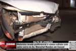 Motorista invade preferencial e causa colisão com outro carro na Av. Marechal Rondon em Cacoal – Vídeo