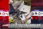 Ladrões que quase mataram vítima em assalto na Linha Santa Rita em Ji– Paraná são presos pela PM – Vídeo