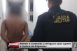 Homem é conduzido à delegacia após agredir a esposa em Ariquemes – Vídeo