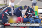 SAMU soccorre idosa que foi atropelada enquanto passava pela faixa de pedestre na Av. Canaã de Ariquemes – Vídeo