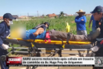 SAMU socorre motociclista após colisão em traseira de caminhão na Av. Hugo Frey de Ariquemes – LIVE: ESTAMOS NO AR! PROGRAMA BRONCA DA PESADA