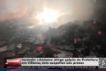 Incêndio criminoso atinge galpão da Prefeitura em Vilhena – Vídeo