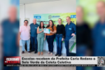 Escolas recebem da Prefeita Carla Redano o Selo Verde da Coleta Celetiva – Vídeo