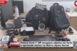 Polícia Civil 1° DP recupera objetos de furto e apreende menor no Bairro Apoio Social