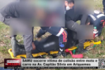 SAMU socorre vítima de colisão entre moto e carro na Av. Capitão Silvio em Ariquemes – Vídeo